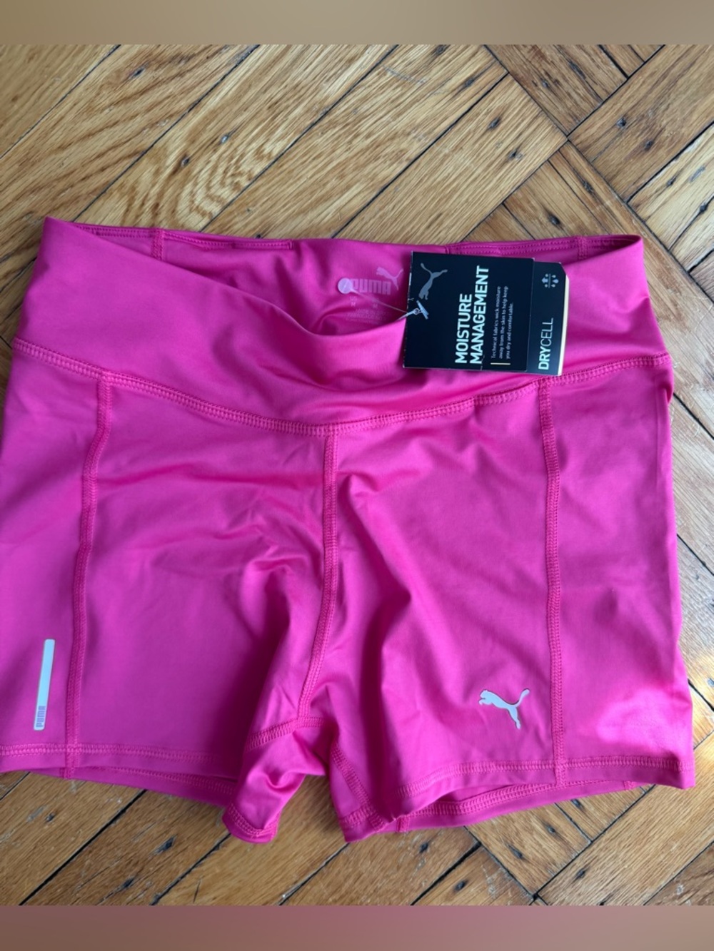 Puma Women's Bright Pink DryCELL Bike Shorts